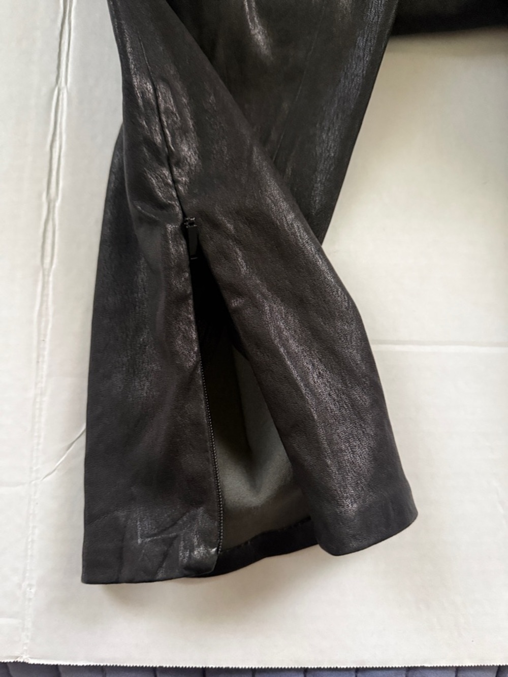 Jason Wu Black High Waist Soft Leather Pants - Picture 7 of 7